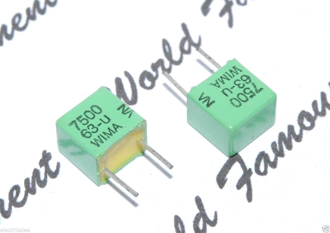 0.0075uF 7.5nF 2000V Non-Polar Film Capacitor, 752, 3D752J, 7.5KpF 0.0075uF 7.5nF 2000V Non-Polar Film Capacitor, 752, 3D752J, 7.5KpF