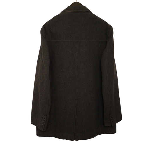 Men GUESS Coat Wool Brown Made in Yugoslavia 90's Vintage L UK/US42 EU52 VAR997 - Picture 2 of 10