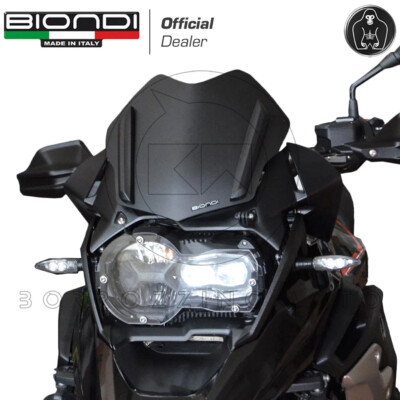 Biondi Windschutzscheibe Niedrig Sport Schwarz Satin BMW R