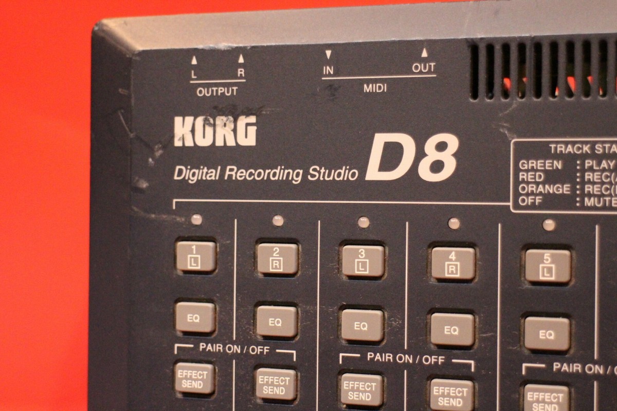KORG D-8 Digital Recording Studio Recorder MTR D8 U733