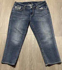 Vigoss Medium Wash Heritage Fit Capri Jeans Size 10