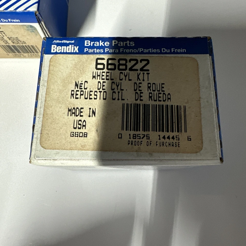 2 Bendix 66822 Drum Brake Wheel Cylinder Repair Kit - Wheel Cylinder Kit - Image 3 of 4
