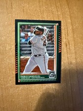 2025 Donruss Baseball - Pablo Sandoval - #95 Optic Black Velocity Prizm #d 31/39