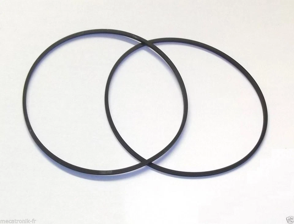 COM - ASWO Kit de 2 courroies pour lecteur K7 Radio-CD-Cassette Philips AZ1500 AZ1505