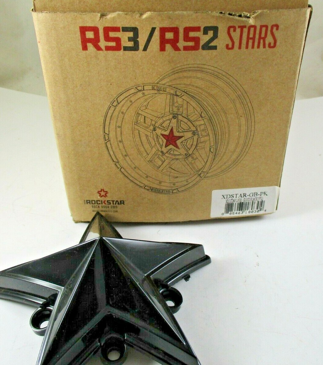 小物 rockstar ROCKSTAR CUSTOM WHEEL CENTER CAP STARS* #XDSTAR-GB-PK (FOR 1
