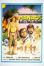 Póster de película MANAOS Original RARO exYU 1979 FABIO TESTI ALBERTO VÁZQUEZ FIGUEROA
