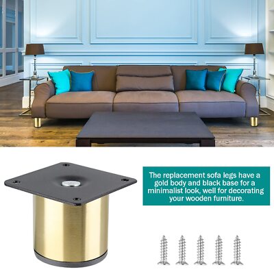 4pcs Stainless Steel Furniture Legs 2 Inch / 50mm Sofa Legs Gold Cabinet  Feet... | eBay
