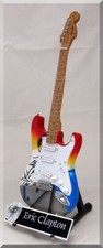 ERIC CLAPTON Miniature Guitar Crash w/ Guitar Pick