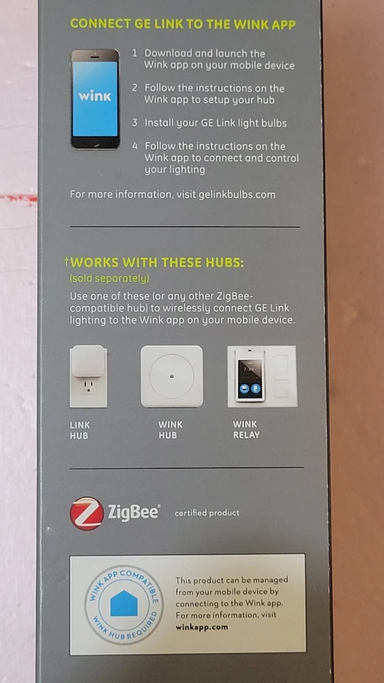 GE Link, Bombilla LED conectada inteligente inalámbrica A19 Foto 3 de 4