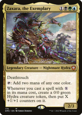 #ad MTG Zaxara the Exemplary Dominaria United Commander #176 $1.99