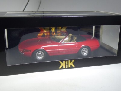 (KI-08-39) KK-scale Ferrari 365 GTS/4 Cabriolet 1971 rot in 1:18 in OVP