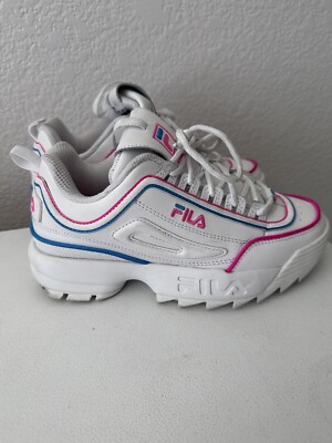 FILA Disruptor Premium Sneaker Women's Size White Pink