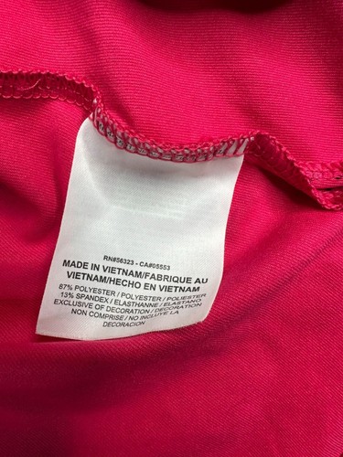Nike Golf Polka Dot Sleeveless Polo Blouse size XS Pink Barbie - Picture 3 of 7