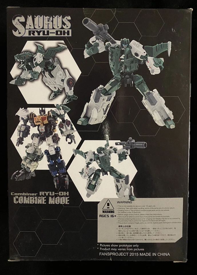 Fansproject Fans Project Combiner Saurus RYU-OH Dinoshi NEW MISB Dinoking - Image 2 of 2