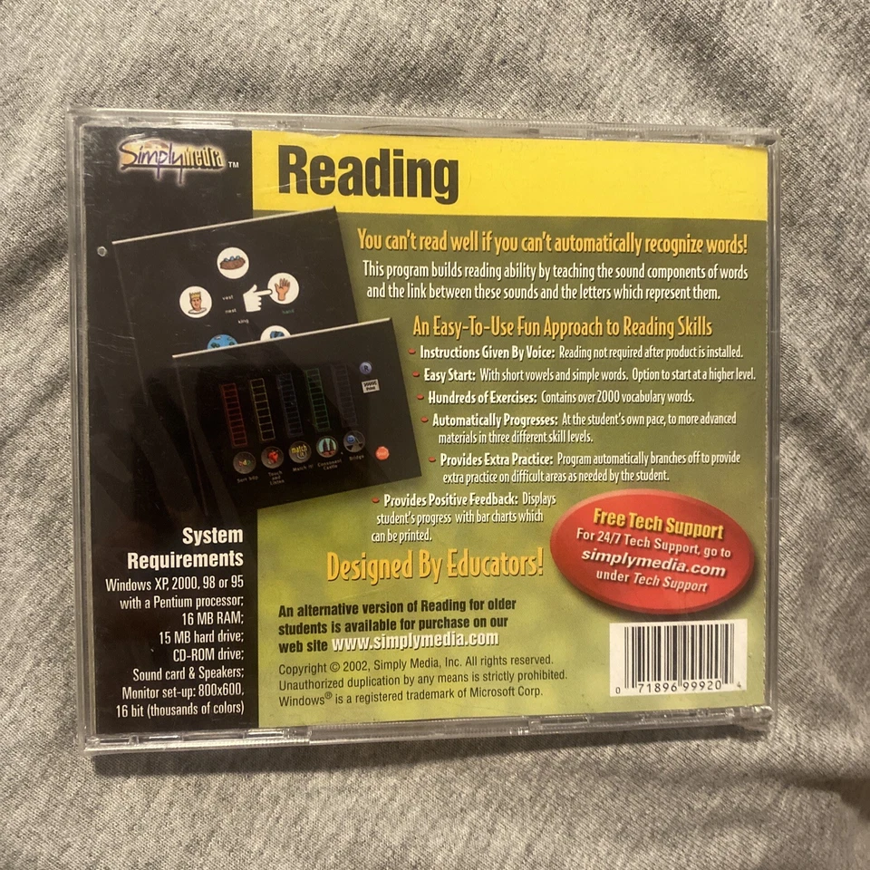 NEW Phonics Based Reading CD SimplyMedia Family Home Collection + Fast Shipping - Image 3 of 3