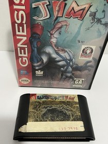 Earthworm Jim Sega Genesis Tested & Working (Read Description)