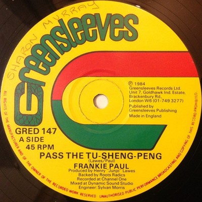 Frankie Paul - Pass The Tu-Sheng-Peng / War Is In The Dance, 12'', (Vinyl)