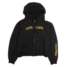 Vintage Hurley Full Zip Sweatshirt Hoodie Size Large Skate