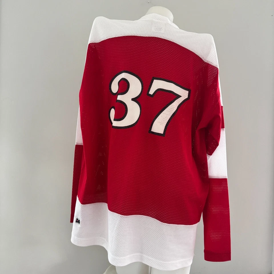 1990-е винтажная хоккейная сетчатая футболка VIEW ASKEW Vulgarians No37 сетка Kevin Smith Clerks L - Изображение 3 из 4