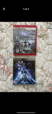 LucasArts Star Wars Force Unleashed & II PS3 NTSC-U/C Manual Included