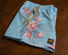 Billabong Wrangler Board Shorts L Swim Trunks Men's Bloom Layback