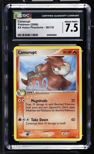 Camerupt graded CGC 7.5 for sale on eBay