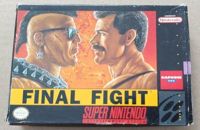 Final Fight (Super Nintendo / SNES, 1991) Game with Box & Instruction Manual