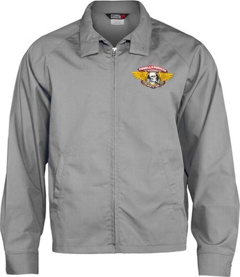 Powell Peralta WINGED RIPPER Skateboard Flat Jacket GREY | eBay