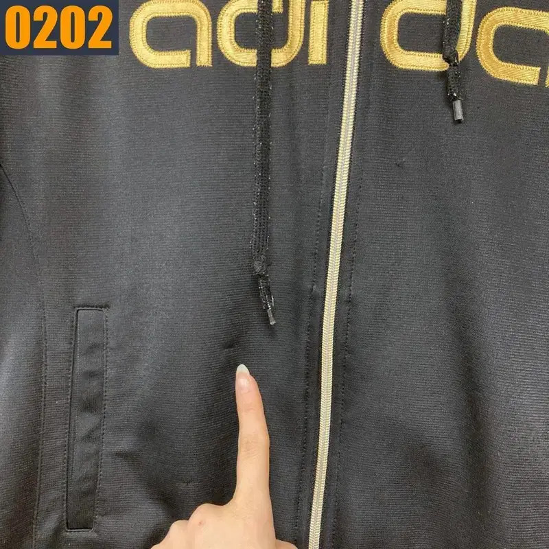 Adidas Y2K Gold Hoodie Zip-Up Jacket for Women thumbnail 8