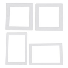 4Pcs Wall Socket Surround Socket Finger Acrylic Plate Attachment