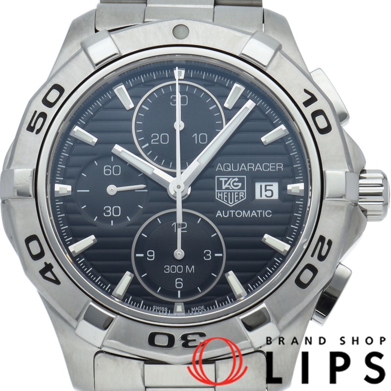 TAG Heuer Aquaracer Chronograph Automatic Men's Watch CAP2110 BA0833 Steel Box Card