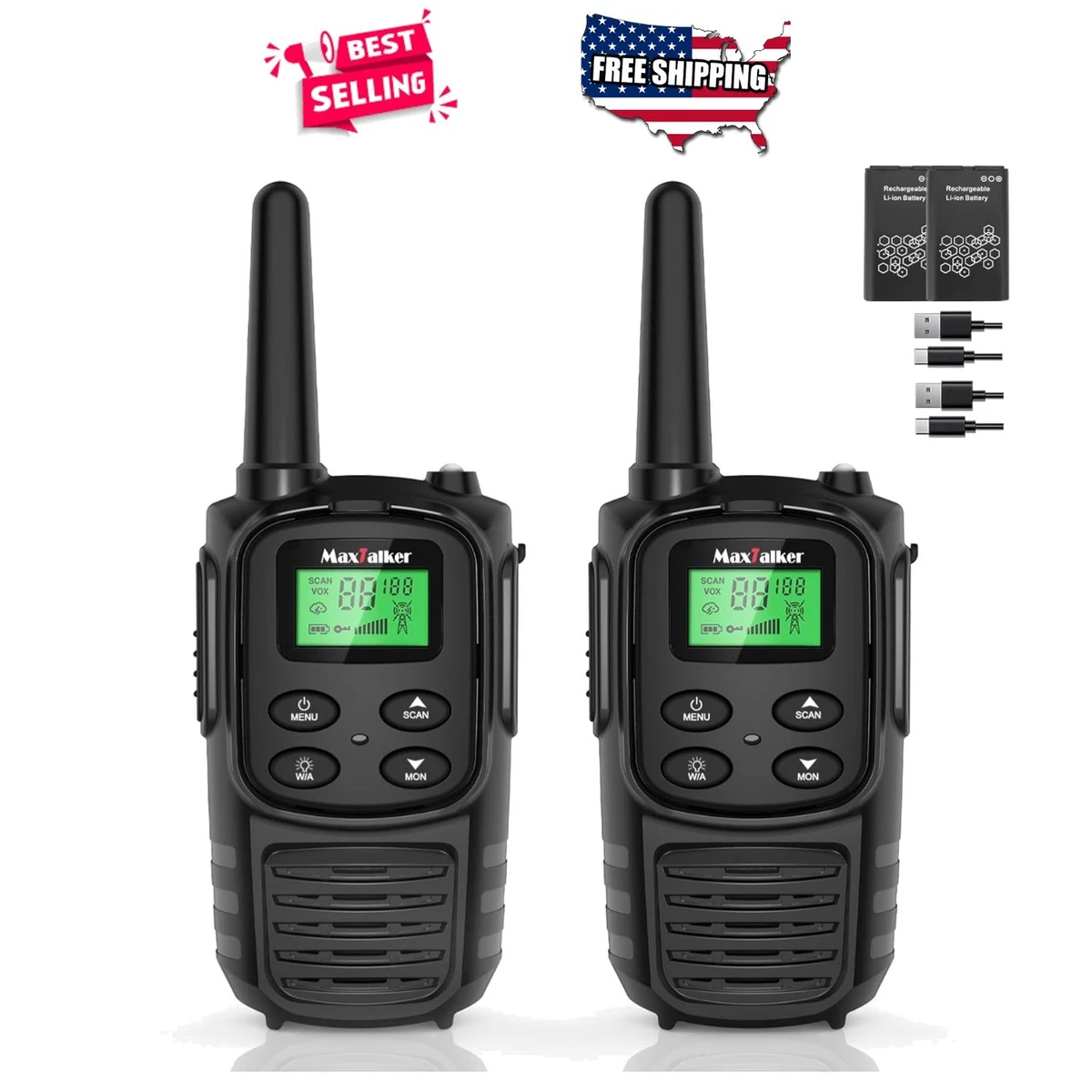 Walkie Talkie luidsprekermicrofoon, ruisonderdrukking, duurzame CB 2-weg radio, externe luidsprekermicrofoon met PTT voor Walkietalkie PRO5150 / GP338 / GP330 / GP680 / HT750 Walkie Talkie luidsprekermicrofoon, ruisonderdrukking, duurzame CB 2-weg radio, externe luidsprekermicrofoon met PTT voor Walkietalkie PRO5150 / GP338 / GP330 / GP680 / HT750