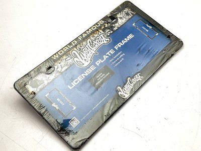 Pilot WCC0701E - Universal Black License Frame ''West Coast Customs'', Anti-Rattle