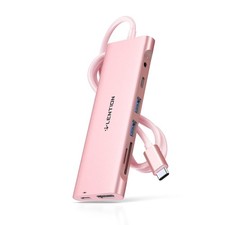 8-in-1 USB C Hub, Docking Station with 3.3FT Long Cable, 4K HDMI, USB A C, SD...