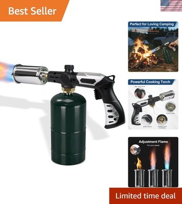 Professional Propane Torch with Powerful Adjustable Flame for Cooking Tasks, ...