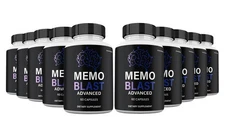 Memo Blast Advanced Capsules, Max Strength, MemoBlast for Clarity (10 pack)