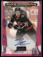 2024-25 OPC Platinum Rookie Auto Pink Magma Zack Ostapchuk Ottawa