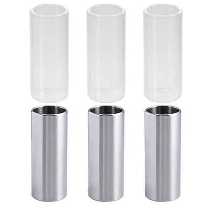 6 Pcs Coulisse De Guitare En Acier Inoxydable À Col Bouteille Accessoires - Photo 1/4