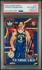 2022/23 Court Kings Andrew Nembhard Signed Level II Rookie PSA 10 Autograph NBA