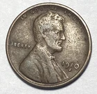 1910-S San Francisco Mint Copper Lincoln Wheat Cent  Fine