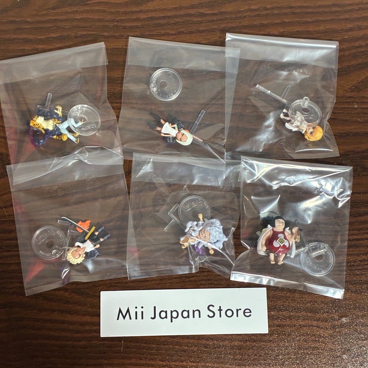One Piece Onepi no Mi Vol. 19 All Complete set 6 Gashapon Figure