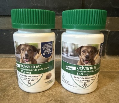 Advantus Soft Chews for Dogs 23-110 lb (7 Count) 37.5mg 2-Pack New FAST SHIPPING