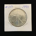 1990 SILVER AMERICAN EAGLE 1 OZ BULLION COIN