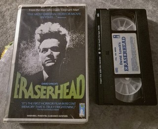 ERASERHEAD Palace Pre Cert Vhs Original White Palace Box Rare Classic Horror