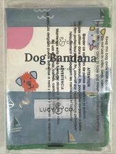 Lucy & Co Dog Bandana, The Set Sail Bandana, Size Small