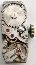 Vintage Nivia FHF 59 High Grade 17 jewel watch movement running 