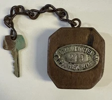 Vintage Grand Hotel Pointe a Pitre Key & Fob # 219
