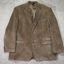 Vintage Lauren Ralph Lauren Corduroy Sport Coat Double Pocket Sz 44 R