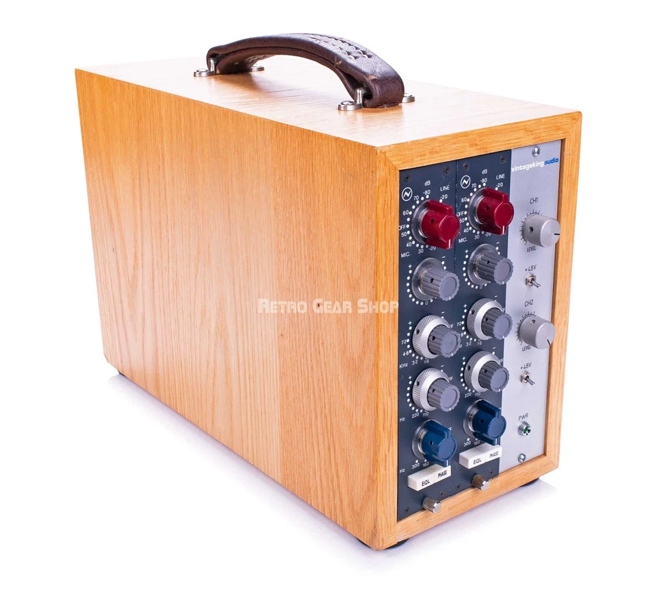 AMS Neve 1073 CV Microphone Preamp / EQ Stereo Pair in Rack with BAE PSU - Image 4 of 4