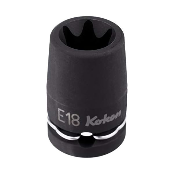 Koken 1/2 (12.7mm) SQ. Impactor Quments Socket E18 14425-E18 Official Japan